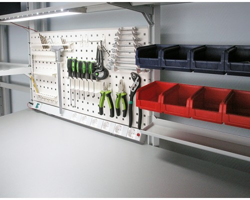 Лоток складской пластиковый 165х100х75