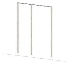 Набор настенный профиль гардеробный